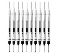 Genérico Long Nib Marker - 16.2x0.9x0.9cm 10 Piece Carpenter Ink Waterproof Deep Hole Marking Pens 21mm Double Tipped Oil Based Extended Reach Marker For Woodworking Carpentry