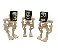 Genérico Los Hotspotsitos - Set 3 Figuras articulas Brainrot XL Esqueletos Meme Italianos Articulados 12 cm - Colección Oficial Brainrot Memes - Trinidad del Caos Digital- Brain Rot