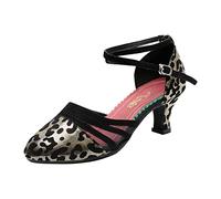 Genérico Los últimos zapatos de baile hechos a mano con diseño de moda para damas Sandalia Bota Mujer (Gold, 37)