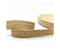 Genérico Lote de 5 Yardas de Cinta de algodón 100% de 10 mm y 20 mm, Hecha a Mano, con diseño de Hueso de Serpiente for Coser Ropa, Telas y decoración navideña.(06,20mm 5yards)