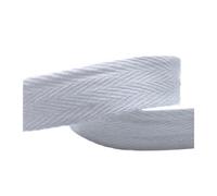 Genérico Lote de 5 Yardas de Cinta de algodón 100% de 10 mm y 20 mm, Hecha a Mano, con diseño de Hueso de Serpiente for Coser Ropa, Telas y decoración navideña.(01,20mm 5yards)