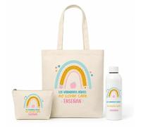 Genérico Lote de Regalos para Profesores - Conjunto para Profesora y Maestra - Regalos Originales para Fin de Curso Infantil y Primaria