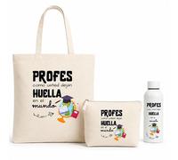 Genérico Lote de Regalos para Profesores - Conjunto para Profesora y Maestra - Regalos Originales para Fin de Curso Infantil y Primaria (Modelo 5)