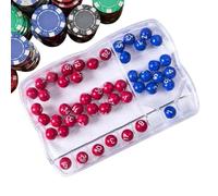 Genérico Lottery Ball Machine - 8x5x2cm Lottery Number Puller | Super Lottó Double Color Ball Tool - Portable Lightweight Magic Selector | Easy Operaтion Home Office Game Fun Entertainment