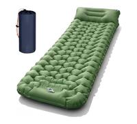 Genérico Lounge Mat - Your Portable Chill Zone, Thick Memory Foam Sleeping Pad for Camping, Self Inflating Travel Air Mattress with Pump for Travel Tent Hiking Backpacking Trip Car Camp Gear (Green)