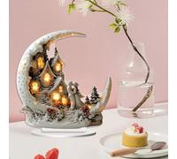 Genérico Lover Moon Castle - Table Top Décor,Valentine's Day Desktop Ornament, Acrylic 2D Desktop Ornament Lover Moon Castle, Romantic Collectible Figurines Statue For Couples, Marriage, Home O