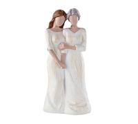 Genérico Loving Mom Hug Figurine, Daughter Keepsake Sculpture, Figurine For Sentimental Moments, Sturdy Resin Material, Bedroom Tabletop Ornament, Thoughtful Present For