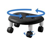 Genérico Low Rolling Stool,Short Stool 360 Degree Rotating - Ergonomic Roller Seat For Pedicure SPA Home