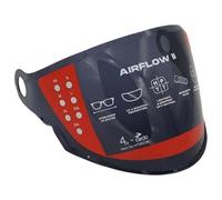 Generico LS2 - Visera larga para casco Airflow 2 II OF616, color negro ahumado oscuro