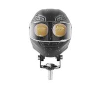 Generico Luces antiniebla - 2025 Helmet-mounted Motorcycle Fog Light, LED Spotlight | Motorcycle Headlight - Mótorcycle External Helmet Double-Eye Spotlight, IP68 Waterproof 12V-80V Universal