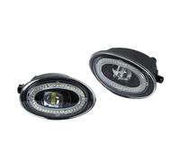 Genérico Luces Antiniebla Faros Antiniebla LED Para Accord 2008-2013 Para Jazz Para Fit 2012-2014 Para Civic 2009-2015 Luces Circulación Diurna Delanteras DRL Piloto Antiniebla Posterior(Fog DRL)