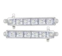 Genérico Luces Antiniebla Luces Antiniebla FogLight Para Peugeot 308 13-20 LED DRL Faro Para Citroen Para C-Elysee Para Berlingo B9 C1 C3 MK2 05-20 9802795580 Parachoques Delantero Luces(1pair)