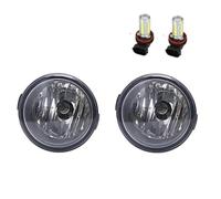 Genérico Luces Antiniebla Luces Antiniebla LED Halógenas Cubierta Luz Marco Cableado Rejilla Interruptor Arnés Para Tiida Para Latio 2005-2008 Piloto Antiniebla Posterior(LED Light 2Pcs)