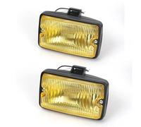 Genérico Luces Antiniebla Luz Antiniebla Parachoques Delantero Coche Lámpara Circulación Diurna Para Peugeot 205 GTI CTI 106 306 Mi16 H3, Foco Luces Antiniebla Coche(2pcs yellow)