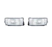 Genérico Luces Antiniebla Para Serie 3 E36 1992-1999 Par Faros Antiniebla Parachoques Delantero Luz 63178357389 63178357390 Piloto Antiniebla Posterior(White Surface)