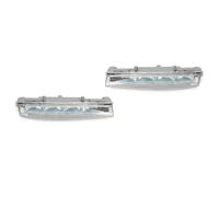 Genérico Luces Antiniebla Parachoques LED DRL Lámpara Circulación Diurna Luz Antiniebla A2049068900 A2049069000 Para Benz W204 W212 C250 C280 C350 E350 Parachoques Delantero Luces(1pair)