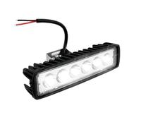Genérico Luces Circulación Diurna Luz Trabajo Para Coche 6 LED Foco Alto Brillo Universal Todoterreno Automóvil Camión Conducción Faros Antiniebla Lámpara DRL 12V Cubierta Lente Faro(1 uds)