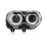 Genérico Luces Circulación Diurna Para Dodge Para Challenger SE R/T 2015 2016 2017 2018 2019 2020-22 DRL Doble Haz Accesorios Faros Delanteros Proyector LED Cubierta Lente Faro(bien)