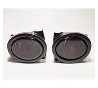 Genérico Luces Circulación Diurna Para E46 M3 01-06 M-Tech Luces Antiniebla Parachoques Delantero Con Cubiertas Bombillas Lente Ahumada Juego Reparación Faro