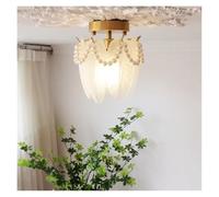 Genérico Luces colgantes, Luxury Corridor Aisle Light Balcony Entrance Creative Modern Simple Small Ceiling(A-with pearl)