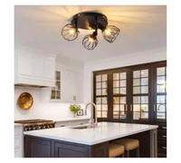 Genérico Luces colgantes, Simple Industrial Wind Personalized Multi-head Ceiling Light Three-head Diamond Hollow Spotlight Led Exhibition Display Lights