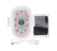 Genérico Luces de Advertencia - Lámpara LED de 7 Colores,Luz de Advertencia Recargable para Motocicleta,para Camión, Automóvil, Vehículo, Sedán, Bicicleta, Scooter, SUV, Dron, Vuelo