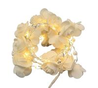 Genérico Luces de Cuerda LED de Rosas | Lámpara Decorativa Romántica con 30 Leds En Forma De Flores | Luces de Decorativas con Vid de Rosas | para Pared Dormitorio Jardin Fiestas Cumpleanos Hogar