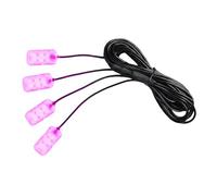 Genérico Luces de Decoración para el Interior de los Automóviles - Lámpara Con Ritmo Musical,Luces LED de Ritmo Musical para Interior del Coche,Para Vehículos SUV, Tractor y Automóviles