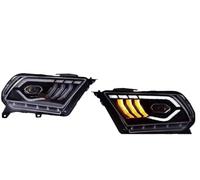 Genérico Luces de faros delanteros Faro delantero de coche, faro delantero, lente de proyector DRL para Ford para Mustang 2010-2014