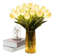 Genérico Luces de Flores - Decoración Romántica Floral y - Encantadora Lámpara de Escritorio - para Casa Salón Dormitorio Oficina Mesa Mesita de Noche Interior Exterior Familia Mujer Hombre