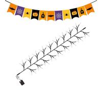 Genérico Luces de Halloween para Exterior - Luces De Enredadera Festivas Para Hogar - Iluminación De Enredadera Bajo Consumo Para Amantes De Decoración Salón Jardín Patio Organizadores De Eventos