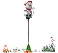 Genérico Luces De Navidad Con Energía Solar,LED Iluminación Ambiental Alce | Luces Navideñas Solares Impermeables De Exterior,Iluminación Ambiental Jardín Patio Porche Senda Entrada Decoraciones