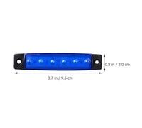 Genérico Luces de Popa LED Impermeables para Barco 12v, 6 Piezas, Material Abs, Luz de Navegación para Embarcaciones Marinas, Adecuado para Pesca y Kayak Nocturno