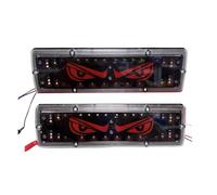 Genérico luces de remolque - 2 piezas de luces intermitentes, luces de parada trasera, diseño de, para coches, autocaravanas, furgonetas, camiones, marina, autobuses, barcos y