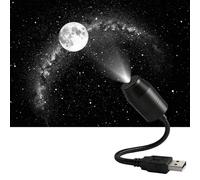 Genérico Luces Estrella para Coche - Lámpara Decorativa Estrellada Romántica USB,Luz Proyector LED para Automóvil Decoración Interior | Camión Vehículo Sedán SUV Pared Techo Dormitorio Sala de Estar