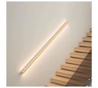 Genérico Luces for pasamanos de Escalera, barandilla de Escalera LED de Aluminio for escaleras Interiores(Natural,59"/5m)