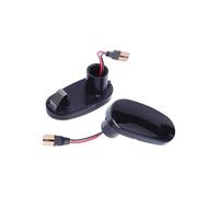 Genérico Luces Giro Luces LED dinámicas giro lateral, lámpara intermitente para Fiat para Bravo II hatchback (198) 2007-2014, 2 uds Intermitente Lateral(Smoked Black)