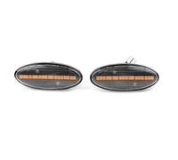 Genérico luces indicadoras Luces De Posición Laterales Para Coche, Luz Señal Giro Dinámica Para Nissan Para Micra K12 2009~, Para K13 2010~, E11 2008.08~(Style 2)