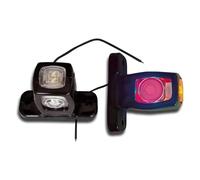 Genérico Luces Laterales Traseras Para Coche 12V/24V 2 Uds. Indicadores Lámpara Señal Giro Izquierda Y Derecha Universales Para Remolques Camiones Indicador Intermitente Lateral