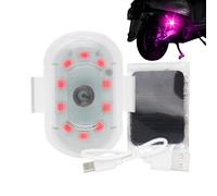 Genérico Luces LED - Lámpara LED de 7 Colores | Luz de Advertencia Recargable para Motocicleta - para Camión Automóvil Moto Sedán Pickup SUV Dron Patinete Bicicleta Noche Camping