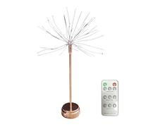 Generico Luces LED mágicas recargables por USB, decoración navideña cálida | E Flores Lámpara De Mesa Inalámbrica Para Interior Exterior Salón Escritorio Estantería Armario Boda Banquete