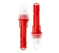 Genérico Luces Marina - Seguridad Control Luminoso Inteligente | Paquete 2 Luces Flotantes Impermeables Emergencia | Redes Barcos Para Señal Ruta, Equipo Marino Compacto Portátil, Sin Batería