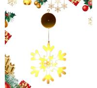 Generico Luces navideñas de ventanas - Decoración estacional para casa con ventosas, lámpara de ventana para decoración navideña exterior, para boda, fiesta, exterior, dormitorio, cocina, balcón