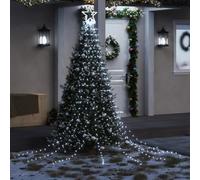 Genérico Luces para árbol de Navidad 320 Leds Blanco frío 375 cm,Casa y jardín,Decoración,Decoraciones Festivas y estacionales,Luces de Navidad-356924