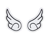 Genérico Luces Para Motocicleta | Alas De Motocicleta Luces De Doble Destello | 2 Modos Lámpara De Advertencia Alta Luminosidad, Iluminación Intermitente Antigolpes Unisex
