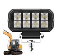 Genérico Luces Pod, Bloques LED Cuadrados Impermeables 9cm para Tractor, Iluminación de Seguridad Astillero y Camping