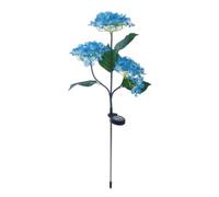 Genérico Luces Solares De Flores Para Jardín Al Aire Libre - Luces Exteriores Con Energía Solar A Prueba De Agua | Decoración Ďe Árbol Đe Hortensias D́e Intermitente Para Jardines, Decorativos