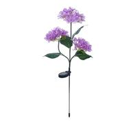 Genérico Luces Solares De Flores Para Jardín Al Aire Libre - Luces Exteriores Con Energía Solar A Prueba De Agua | Decoración Ďe Árbol Đe Hortensias D́e Intermitente Para Jardines, Decorativos