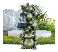 Genérico Luces Solares De para Jardín Al Aire Libre - Estatuas De Lámparas De Linterna LED, Luces De Jardín O Estatua De Ofrece Una Decoración Encantadora Y Al Aire Libre, para Pasarela,