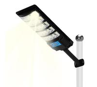 Genérico Luces Solares Exteriores, Lámpara De Pared Impermeable Con Detector De Movimiento, Encendido Automático Del Oscuro Al Con Control Remoto Para Jardín Garaje Callejón Patio Porche